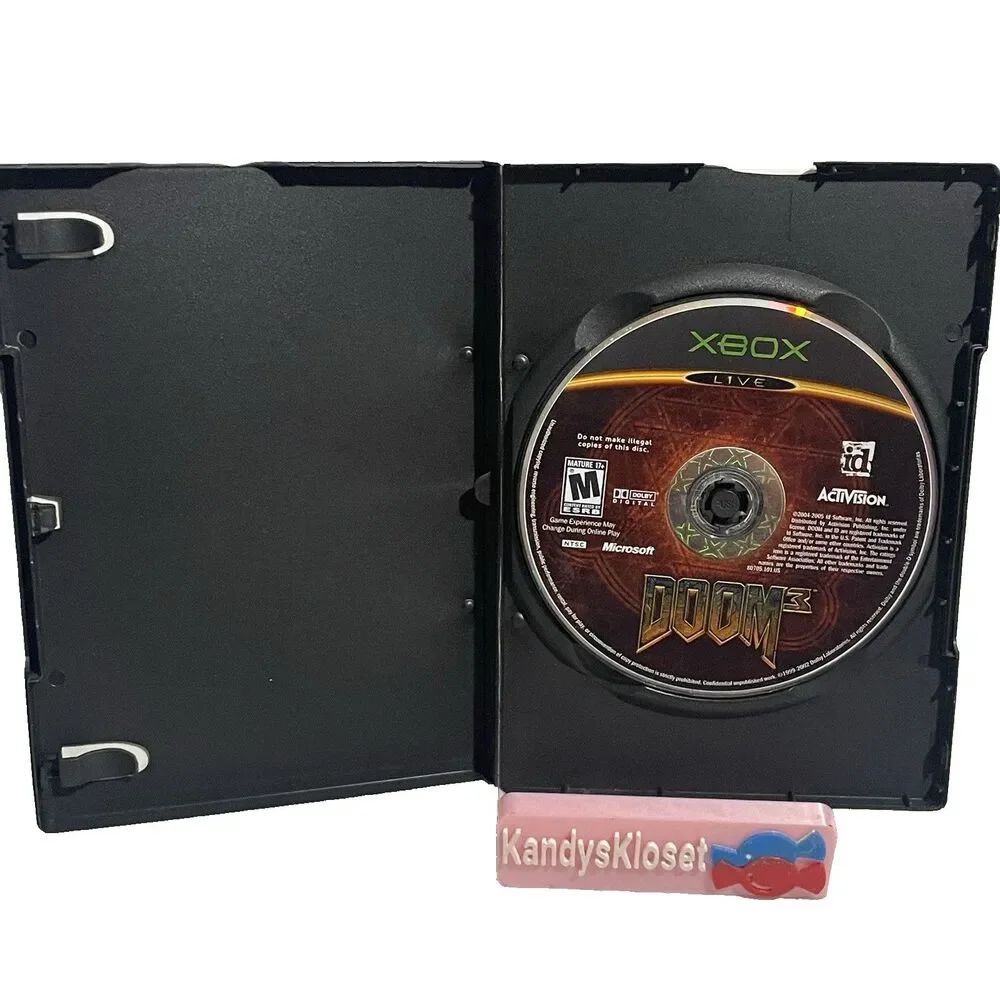 Doom 3 (Microsoft Xbox, 2005) Not Tested Generic Case